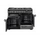 FALCON - Piano de cuisson LECKFORD DELUXE 90 Mixte Noir/Chrome - LKD90DFBL/C-EU