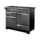 FALCON - Piano de cuisson LECKFORD DELUXE 90 Mixte Noir/Chrome - LKD90DFBL/C-EU