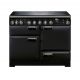 FALCON - Piano de cuisson LECKFORD DELUXE 90 Mixte Noir/Chrome - LKD90DFBL/C-EU