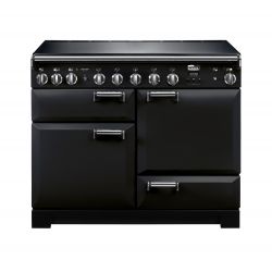 FALCON - Piano de cuisson LECKFORD DELUXE 90 Mixte Noir/Chrome - LKD90DFBL/C-EU