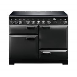 FALCON - Piano de cuisson LECKFORD DELUXE 90 Mixte Noir/Chrome - LKD90DFBL/C-EU