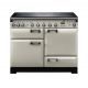 FALCON - Piano de cuisson LECKFORD DELUXE 90 Mixte Noir/Chrome - LKD90DFBL/C-EU