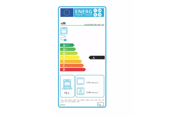 FALCON - Piano de cuisson LECKFORD DELUXE 90 Mixte Noir/Chrome - LKD90DFBL/C-EU