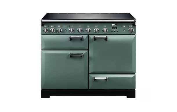 FALCON - Piano de cuisson LECKFORD DELUXE 90 Mixte Noir/Chrome - LKD90DFBL/C-EU