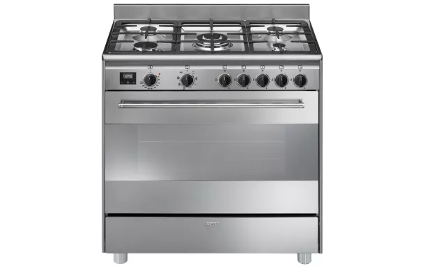 SMEG - Cuisinière grande largeur Inox BG91CTX2