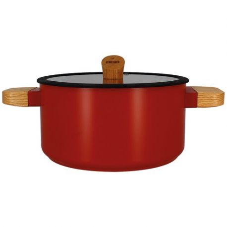 OGOLIVING ECTOR FAITOUT 24CM PAPRIKA MANCHE BOIS 7930286