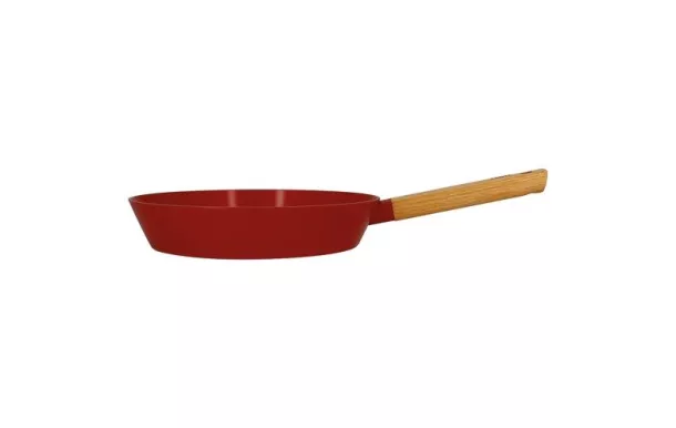 OGOLIVING ECTOR POELE 28CM PAPRIKA MANCHE BOIS 7930285
