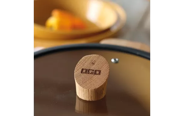 OGOLIVING ECTOR FAITOUT 24CM JAUNE MANCHE BOIS 7930276