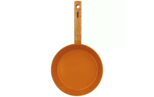 OGOLIVING ECTOR POELE 28CM JAUNE MANCHE BOIS 7930275