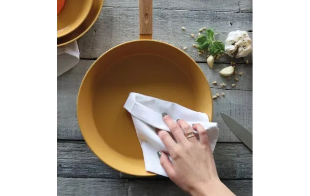 OGOLIVING Casserole 20 cm Jaune - Ector