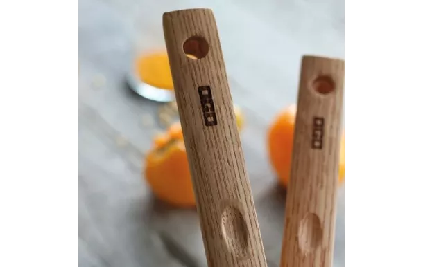 OGOLIVING ECTOR CASSEROLE 16CM JAUNE MANCHE BOIS 7930270