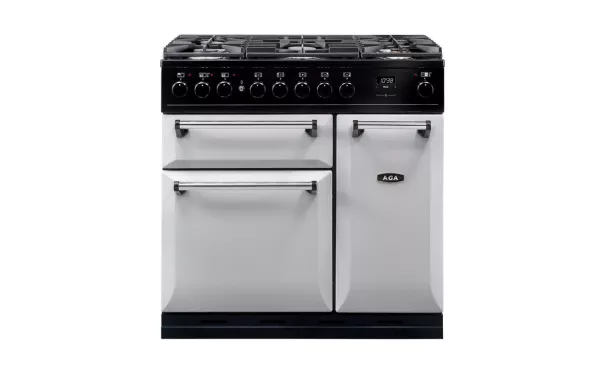 Piano de cuisson AGA MASTERCHEF DELUXE 90 Mixte Gris Perle - MDX90DFPAS-EU