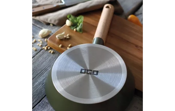 OGOLIVING Poêle 24 cm Kaki - Ector