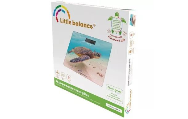 LITTLE BALANCE PESE PERSONNE TORTUE USB-R 180KG 10 8653