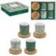 EASY LIFE Coffret 4 tasses à café 11 cl - Floral Fantasy