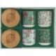 EASY LIFE Coffret 4 tasses à café 11 cl - Floral Fantasy