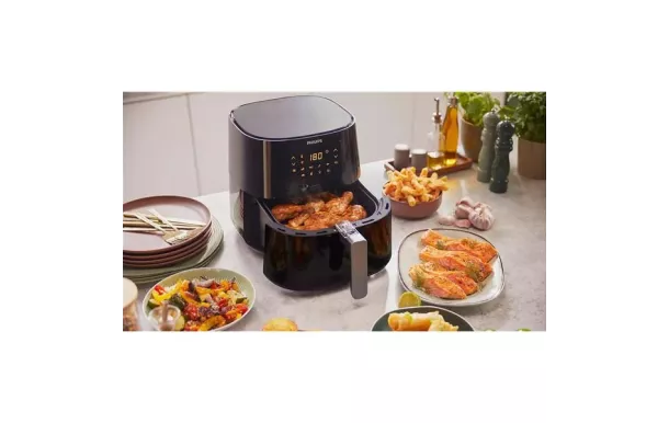 PHILIPS Friteuse 1.2 kg - Essential Connected Airfryer XL - HD9280.60