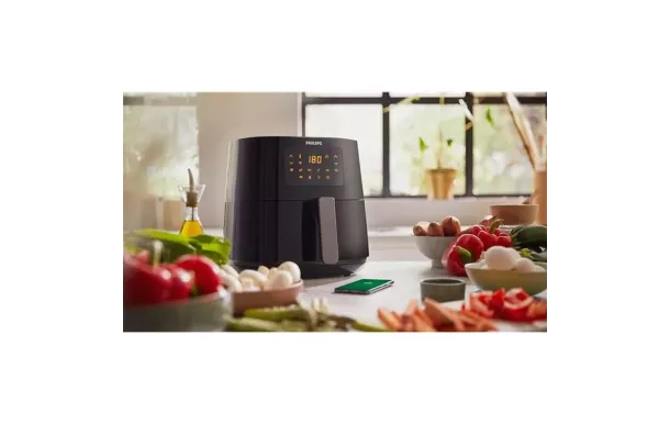 PHILIPS Friteuse 1.2 kg - Essential Connected Airfryer XL - HD9280.60