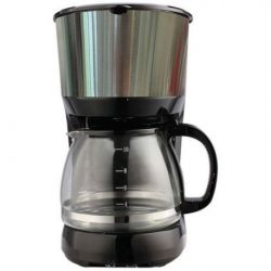 LITTLE BALANCE Cafetière filtre 10 tasses Noire & Inox - 8629