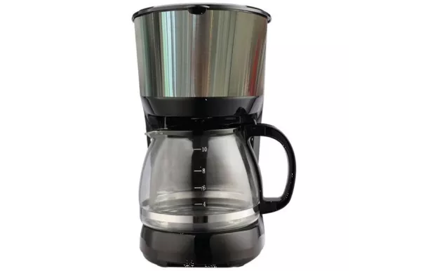 LITTLE BALANCE Cafetière filtre 10 tasses Noire & Inox - 8629