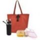 IRIS Sac Lunch Bag 15 L Rouge brique - Natural