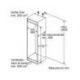 SIEMENS Réfrigérateur combiné intégrable KI86V5SF0