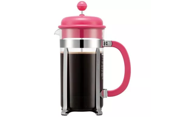 BODUM Cafetière à piston 8 Tasses Rose - Caffettiera Colors
