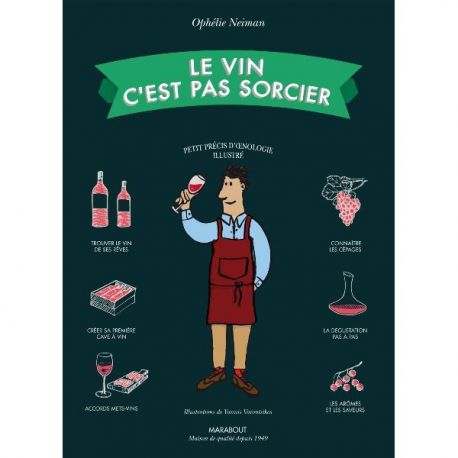 MARABOUT Livre "Le vin c'est pas sorcier"