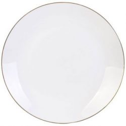 CMP Assiette plate 26 cm - Liseré Doré