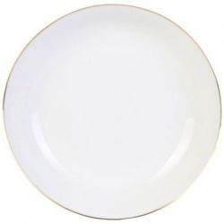 CMP Assiette creuse 21 cm - Liseré Doré