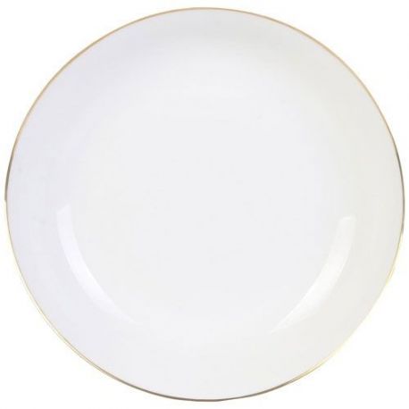 CMP Assiette creuse 21 cm - Liseré Doré