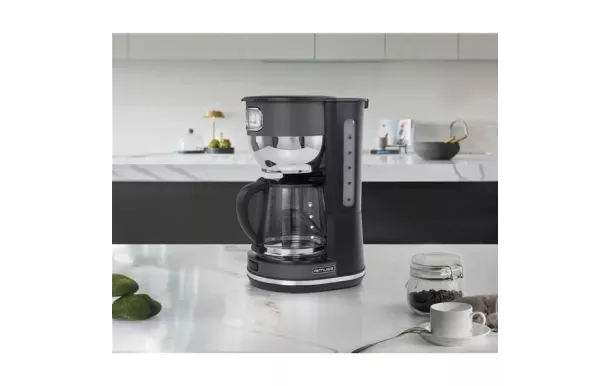 MUSE Cafetière filtre 10 tasses Gris & Inox Collection of Inspiration- MS220DG
