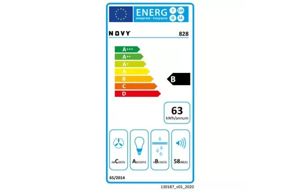 NOVY Groupe filtrant avec moteur 458 m3/h - D828