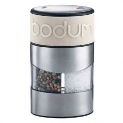 BODUM Combiné moulin Sel & Poivre Blanc Crème - Twin