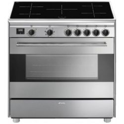 SMEG Piano / centre de cuisson 90 cm induction inox - BG91IX2