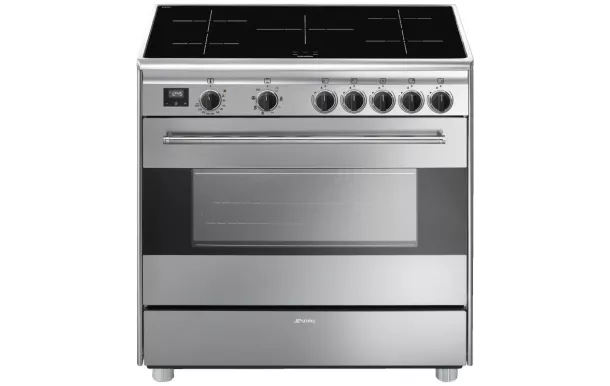 SMEG Piano / centre de cuisson 90 cm induction inox - BG91IX2