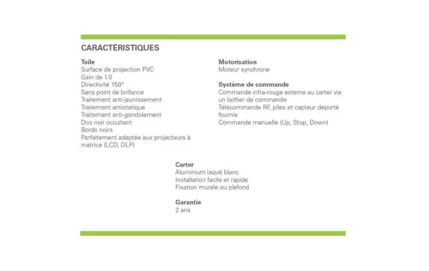 INSTALL Ecran Motorisé - INSMOT240C3