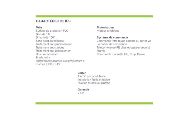 INSTALL Ecrans Motorisé  - INSMOT200C3B