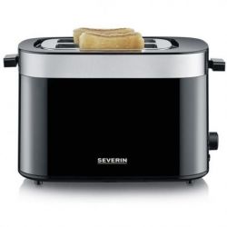 SEVERIN TOASTER 800W 2 TRANCHES INOX NOIR 9264