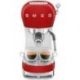 SMEG Machine Expresso Rouge Années 50 - ECF02RDEU