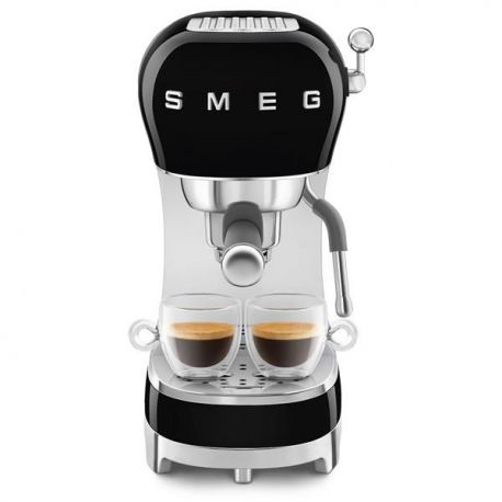 SMEG Machine Expresso Noire - Années 50 - ECF02BLEU