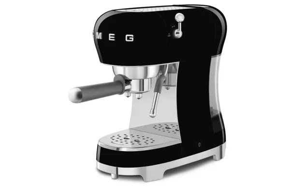 SMEG Machine Expresso Noire - Années 50 - ECF02BLEU