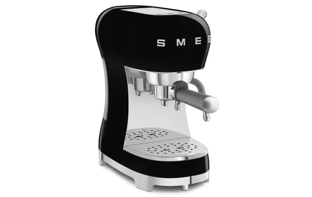 SMEG Machine Expresso Noire - Années 50 - ECF02BLEU