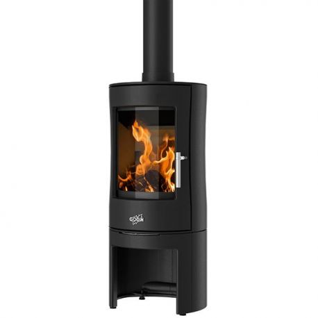 GODIN Poêle à bois Mirande 8,5 Kw anthracite - 388144ANTH