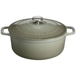 CHASSEUR Cocotte en fonte ronde 24 cm Palmier - Sublime