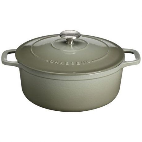 CHASSEUR Cocotte en fonte ronde 24 cm Palmier - Sublime