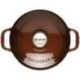 CHASSEUR Cocotte en fonte ronde 24 cm Chocolat - Sublime