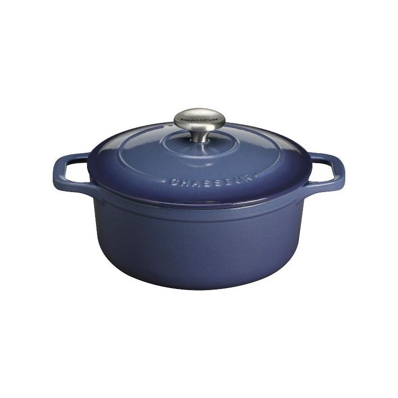 CHASSEUR Cocotte en fonte ronde 24 cm Myrtille - Sublime