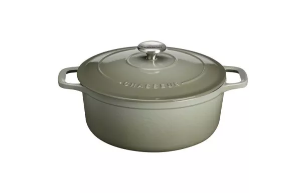 Cocotte en fonte ronde 28 cm Palmier - Sublime