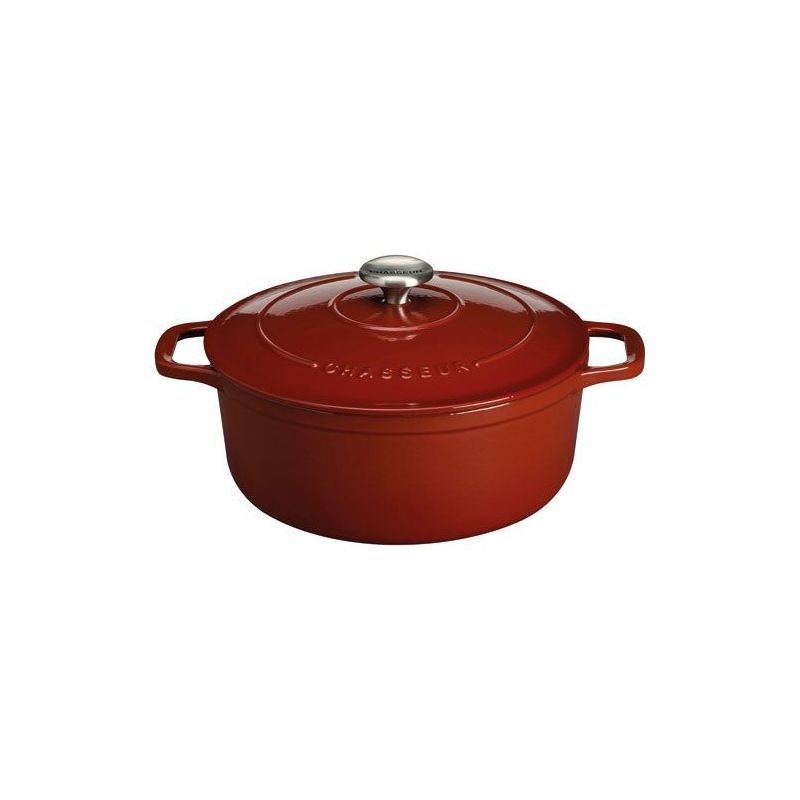 CHASSEUR Cocotte en fonte ronde 28 cm Érable - Sublime